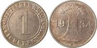 Deutschland 1 Reichspfennig 1 Reichspfennig 1934 E J 313 -