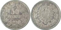 d 50 Pfennig 1877G ss+