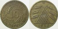 Deutschland 10 Pfennig 10 Reichspfennig 1930 G ss J 317 -