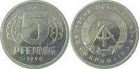 d 5 Pfennig DDR 1990A spgl.