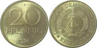 d 20Pfennig DDR 1974A stgl./matt