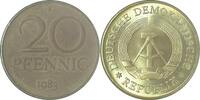 d 20Pfennig DDR 1983A st/RS:entzinkt