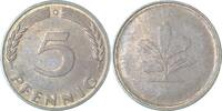 BRD 5 Pfennig Münzzeichen G, Rückseite -