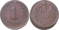 Deutschland 1 Pfennig Fehlprägung 1 Pfennig 1911 A J 010 -