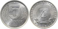 d 5 Pfennig DDR 68A teilweise ohne Ring gepräg