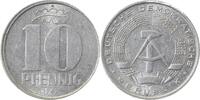 d 10 Pfennig 67A WS: leicht dezentriert ss/vz