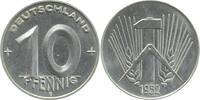 d 10 Pfennig DDR 1952E prfr/stgl RRR