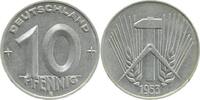 d 10 Pfennig DDR 1953E bfr.