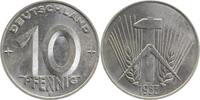 d 10 Pfennig DDR 1953E stgl./matt