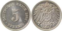 Deutschland 5 Pfennig 5 Pfennig 1898F prf/st J 012 -