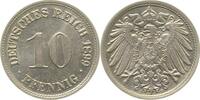 Deutschland 10 Pfennig 10 Pfennig 1899 D f prfr J 013 -