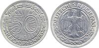 Deutschland 50 Pfennig 50 Reichspfennig 1933 J ss/vz min Randfehler J 324 -