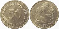 Deutschland 50 Pfennig Fehlprägung 50 Pfennig 1967 G Lichtenrader Prägung J 384 -