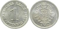 d 1 Pfennig 1918D vz/st - zwei Kerben!!