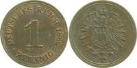 Deutschland 1 Pfennig 1 Pfennig 1886 A J 001 Kaiserreich prfr -
