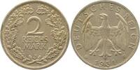Deutschland 2 Reichsmark 2 Reichsmark 1931 J J 320 ss/vz min Randfehler -