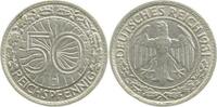 Deutschland 50 Pfennig 50 Reichspfennig 1931 J ss/vz kl Randfehler J 324 -