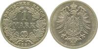 Deutschland 1 Mark 1 Mark 1881 H s/ss J 009 -