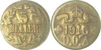 5 Heller 1916T starke Lichtenrader Prägung JN 723 vz !