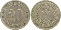 d 20Pfennig 1890D ss, mehrere Schäden 9 über 8 !!