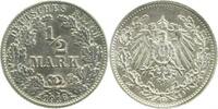 Deutschland 1/2 Mark 1/2 Mark 1916G J 016 prfr/stgl normale 6 -