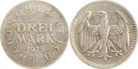 d 3 Reichsmark 1925D Kursmünze leichte Kratzer