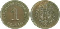 d 1 Pfennig 1886E prfr/stgl