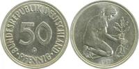 Deutschland  Variante 50 Pfennig 1971 D kleines Münzzeichen EPA 30K1 ss/vz