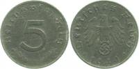 Drittes Reich 5 Pfennig 1944D -