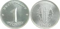 d 1 Pfennig DDR 1950E stgl./matt EA !!!