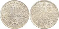 d 1 Mark 1915D vz/stgl. beide Münzzeichen dreifach geprägt !!! 写真
