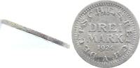 Deutschland 3 Mark 3 Mark 1924 A ohne Randinschrift RAR ohne Ring geprägt -