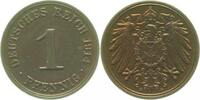 Deutschland 1 Pfennig 1 Pfennig 1914 A prfr EA herrliche Patina J 010 -