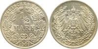 Deutschland 1/2 Mark 1/2 Mark 1909G vz/stgl J 016 -