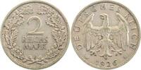 Deutschland 2 Reichsmark 2 Reichsmark 1926J ss/vz J 320 -
