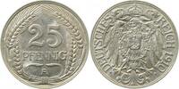 Deutschland 25 Pfennig 25 Pfennig 1910A J 018 vz+ -