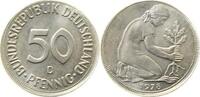 BRD 50 Pfennig 1978D 2,95g.artfr. Rohling unm. -