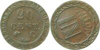 Deutschland 20 Cent 20 Cent Westfalen 1810 C Dickabschlag 5,9 g vorzüglich+ -