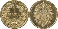 Deutscland 1 Mark 1 Mark 1886 D Deutsches Reich Polierte Platte - -