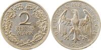 Deutschland 2 Reichsmark 2 Reichsmark 1927 E J 320 sehr schön + -