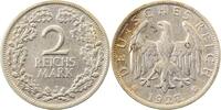 Deutschland 2 Reichsmark 2 Reichsmark 1927 J sehr schön + -