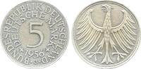 Deutschland 5 DM 5 Deutsche Mark 1956 J f bfr J 387 bfr 5 DM -