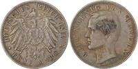 Deutschland 5 Mark 5 Mark Otto König von Bayern 1896 D fast sehr schön selten Otto -