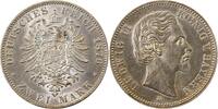 Deutschland 2 Mark 2 M Ludwig II 1876 D Bayern J 41 prfr/stgl Top Ludwig II -