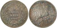 Neu Guinea  1 Mark Neu-Guinea 1894 A vz+ herrliche Patina Erstabschlag vorzüglich+