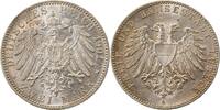 Deutschland 2 Mark 2 Mark Lübeck 1901 A aus Erstabschlag J 080 -
