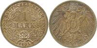 Deutschland 1 Mark 1 Mark 1894G f prfr/vz/stgl alte leichte Patina J 017 -