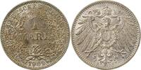 Deutschland 1 Mark 1 Mark 1902E prfr/st, herrliche beginnende leichte Patina -