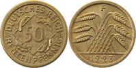 Deutschland 50 Pfennig 50 Pfennig 1923 F stgl bzw prfr fein ! Top J 310 -