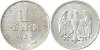 Deutschland 1 Mark 1 Mark 1924 G Deutsches Reich zaponiert J 311 -